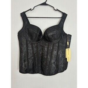 Kimring Women’s Corset Black New NWT 4XL